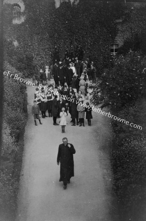 APOSTOLIC NUNCIS AT NENAGH ENTERING CONVENT